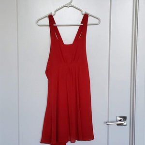 red forever 21 dress